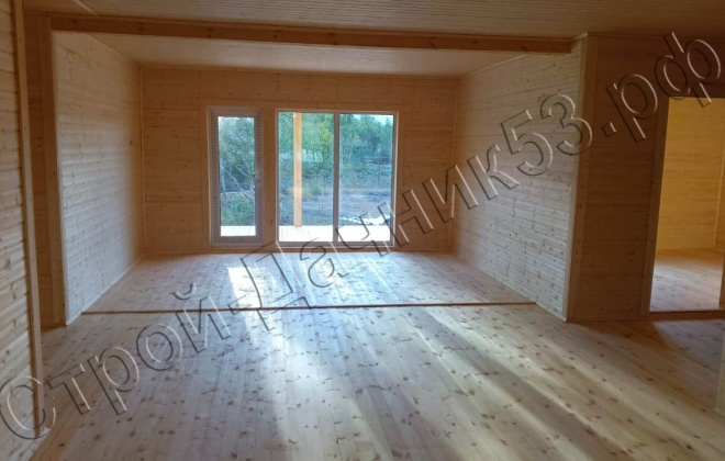 4 Каркасно-щитовой дом Д-11, 13.2x9.5м, 125.4 М², Мурманская область, Печегнский район, село Корзуново (2)